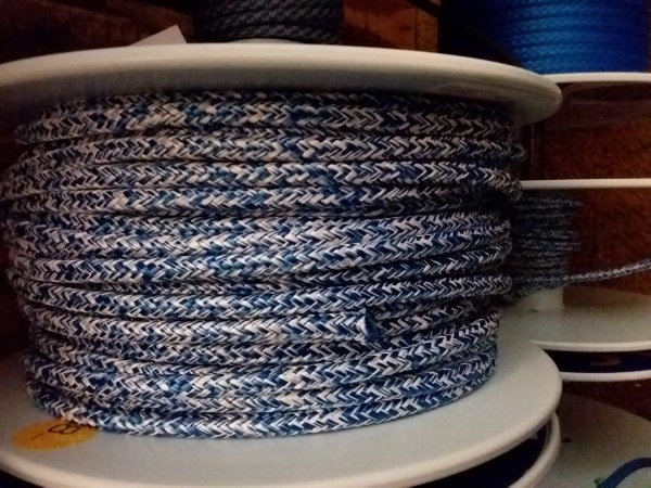 Leine 6mm,  Polyester Blau